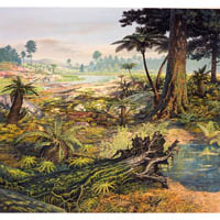Jurassic landscape (c) John Sibbick