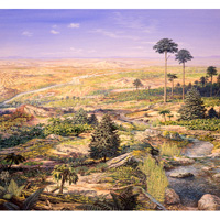 Triassic landscape (c) John Sibbick